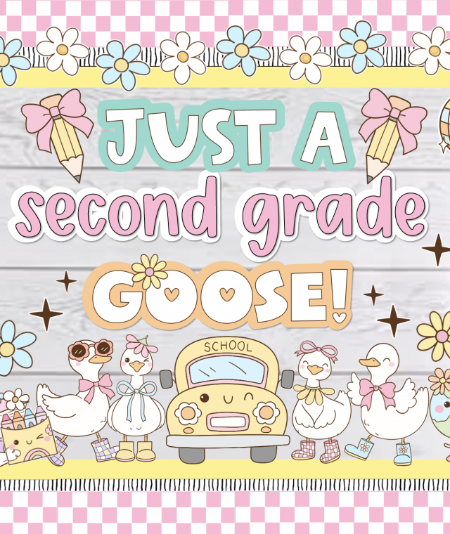 Goose classroom decor ideas pastel silly goose classroom theme aesthetic classroom decor ideas for kindergarten preschool elementary